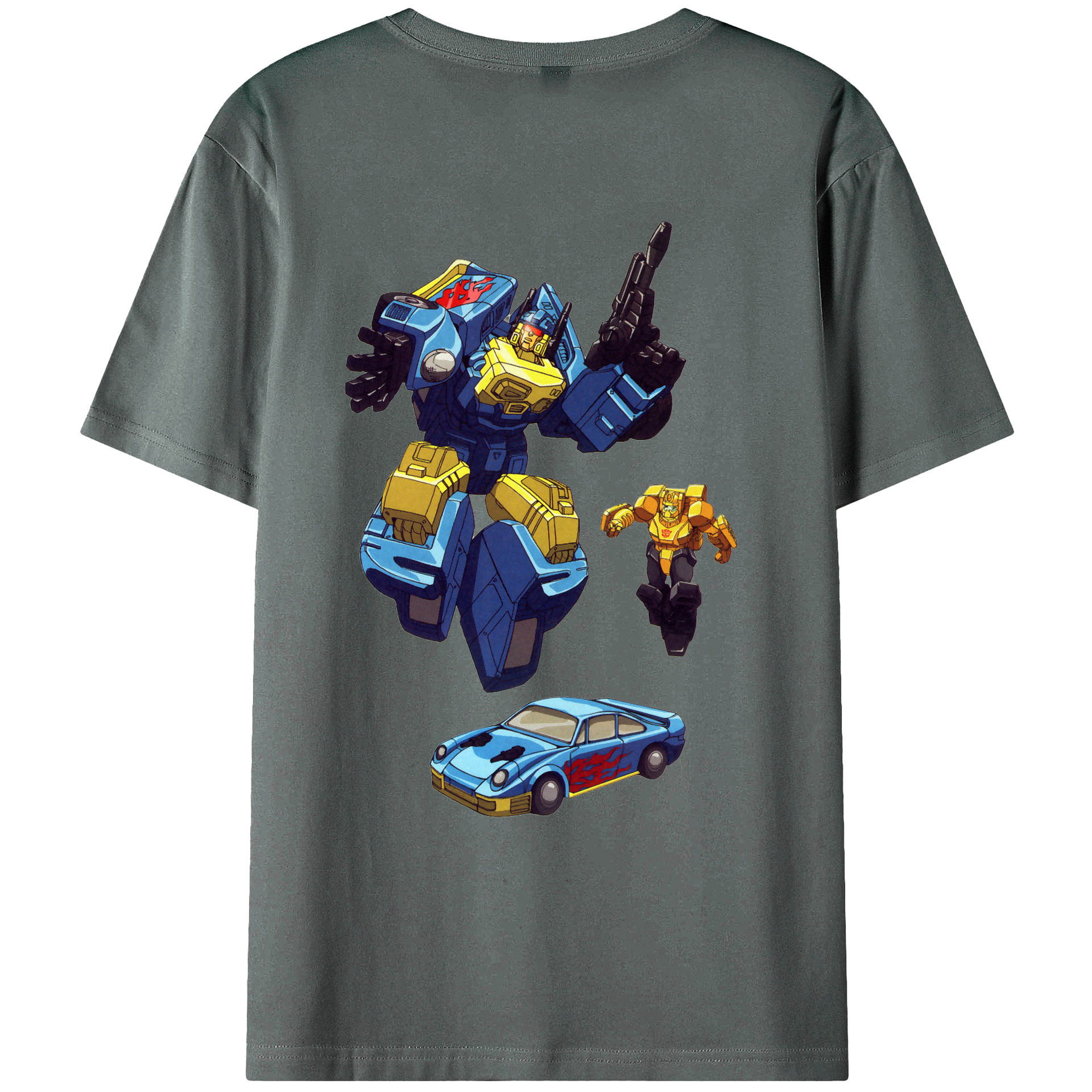 （画像用）  綿100％ メンズ半袖Tシャツ（バックプリント） 通気性